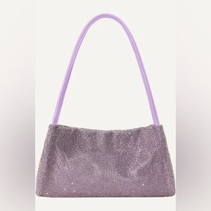 STAUD Penny Crystal Mesh Bag NWT